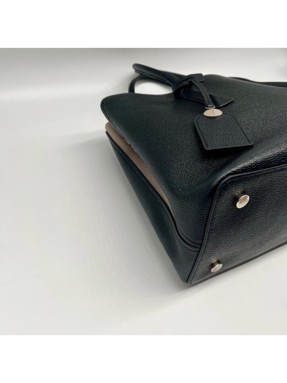 Kate Spade Black Pebbled Leather Margaux Satchel Bag - Picture 7 of 11